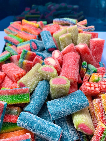 Bites Bricks Tubes & Twists Lollies