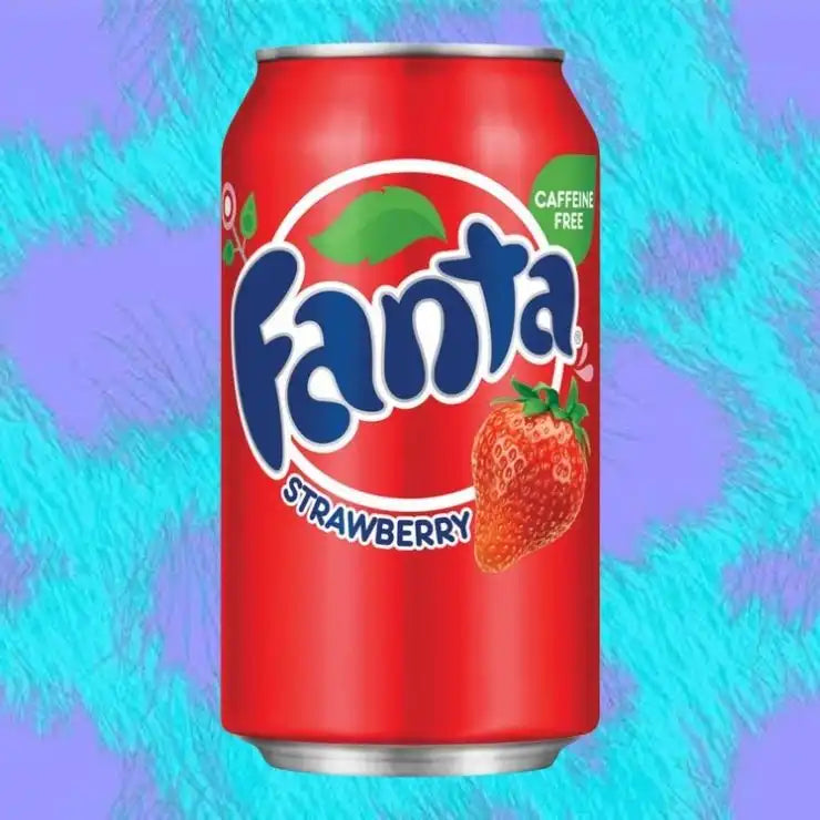 Fanta Strawberry Soda Can