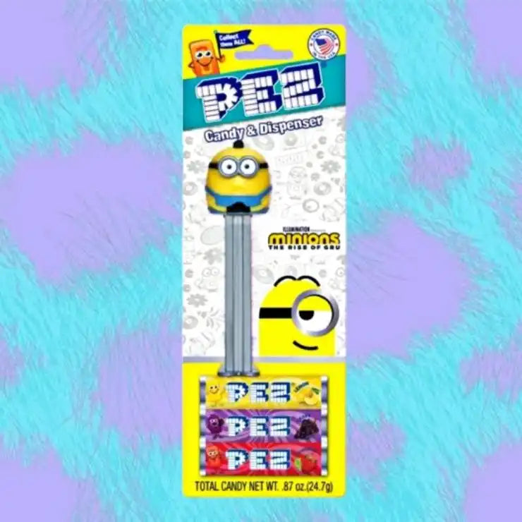 Minions Rise Of Gru Pez and Candy Dispenser