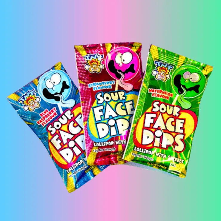 TNT Sour Face Dips