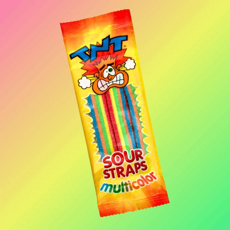 TNT Sour Straps Rainbow 57g