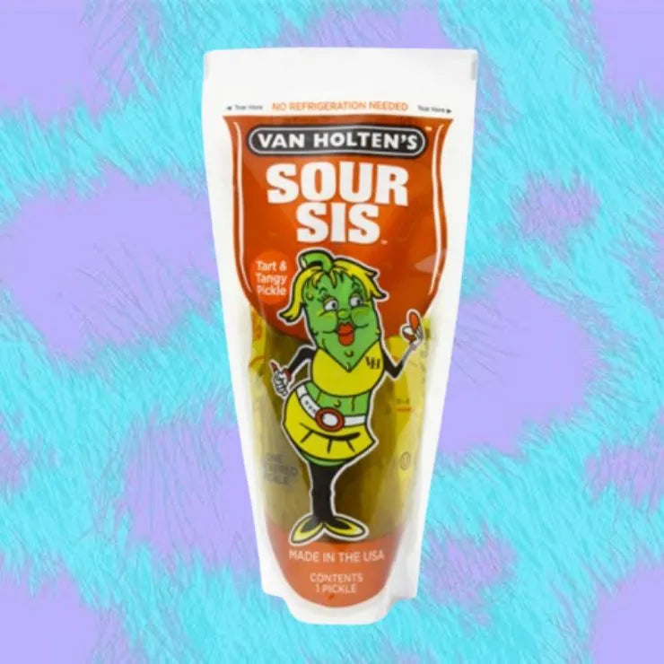 Van Holten's Sour Sis Pickle in a Pouch