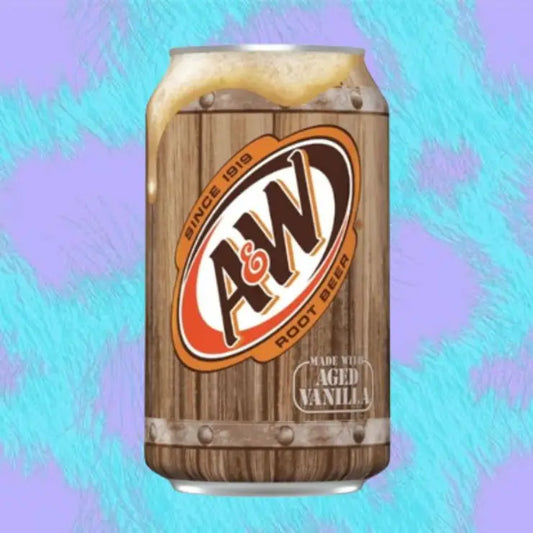 A&W Root Beer Soda Can