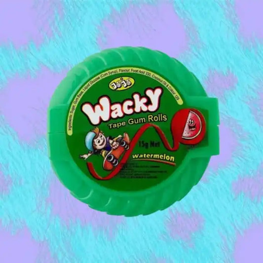 wacky watermelon bubble gum roll